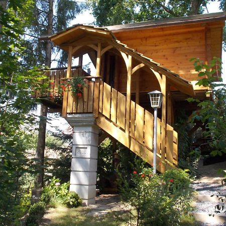 Baumhaus Wolfshoehle Fischach Exteriér fotografie