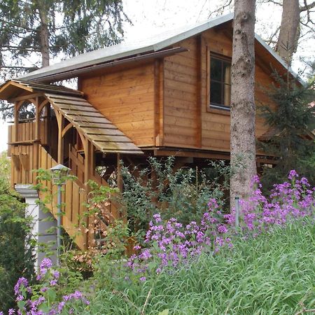 Baumhaus Wolfshoehle Fischach Exteriér fotografie